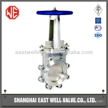 Manual lug type cast steel knife gate valve